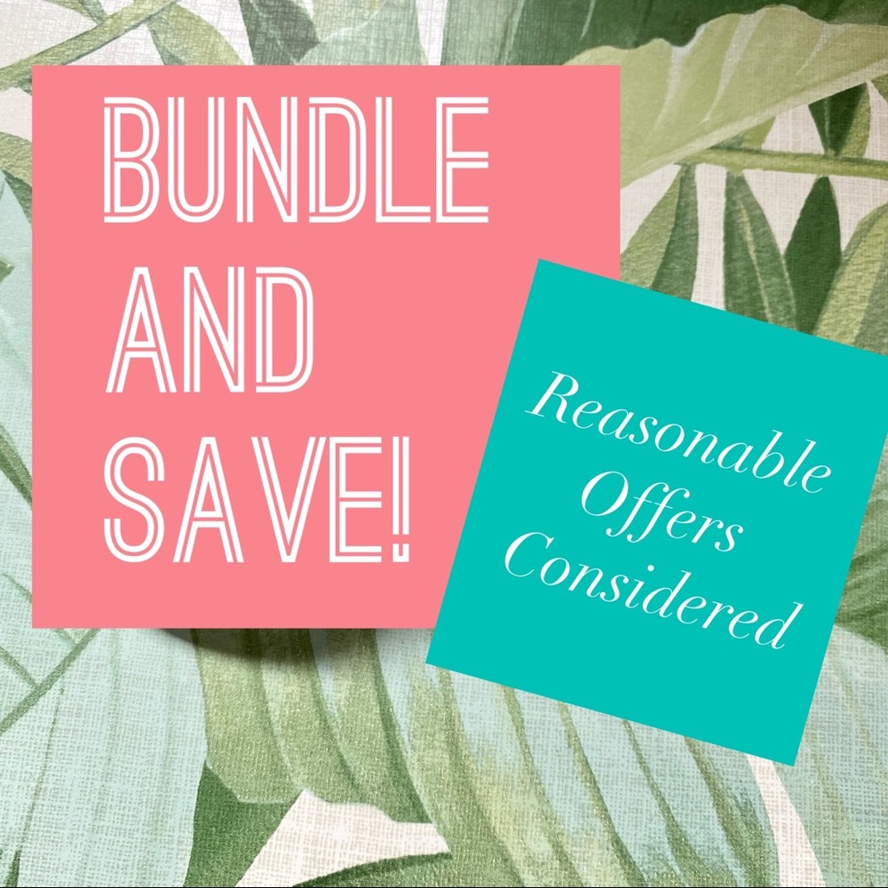 Bundle & Save • Reasonable Offers Considered